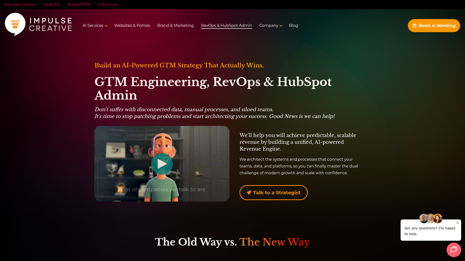 Screenshot of https://impulsecreative.com/gtm-engineering